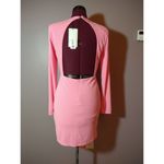 ZARA WOMENS PINK MINI DRAPED KNOTTED V-NECK DRESS REF.2780/636 SS22 NWT M Photo 9