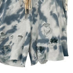 Anthropologie n:Philanthropy Coco Shorts Terry Knit Tie Dye Sky Blue Size XS Photo 5