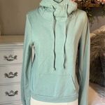 True Craft Sweatshirt Soft Shop Mask Hoodie  Teal Green Womens Medium New Photo 0