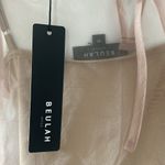 Beulah  TAN Fine Organza Mini Dress w/Slip, Size s Dress Size M New w/Tag $168 Photo 10