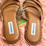 Steve Madden tan embellished studded strappy sandals Photo 5