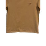 Dazy T Shirt Womens L Brown Cropped Short Sleeve Tee Pullover Top Heart Logo NWT Size L Photo 3