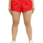 Adidas • Solid Red Quilted Stitch Shorts Photo 8