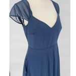 Birdy Grey  women's‎ Convertible Dress Devin Chiffon Navy Size Medium Photo 13