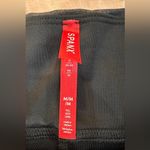 Spanx black faux leather leggings size medium tall Photo 5