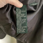 Ralph Lauren Lauren  Grey Stripe‎ Wool Blend Blazer Women 12P 3 Buttons Business Photo 6