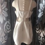 Topshop  white ivory bonded lace skater dress Photo 3