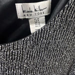 Nicole Miller - Black and Silver Belted Jumpsuit- Size M Photo 11