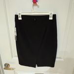 My Michelle  Black Mini Pencil Skirt with Slit Photo 1