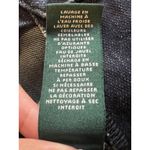 Ralph Lauren LRL Jean Skirt Women Size 4 Leather Trim Full Zip Knee Length Photo 5