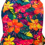 One Piece Vintage Gantner of California Tropical Floral Print Swimsuit Photo 11