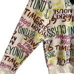 Disney Mickey Mouse Colorful Graffiti Beyond Classic Graphic Sweatshirt Large Photo 2