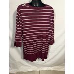 Fashion Avenue Sweater Cross Neck Sz 3xl Open Knit 100% Acrylic Pullover Top‎ Photo 3