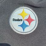 NFL Women’s Used  Steelers Jacket Size Medium Black Zip-Up Football Coat Photo 1