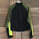 Nike Women’s Court Tennis Training Zip Up Jacket Black & Volt Size Large Photo 4