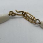 YSL Vintage Necklace w/ Lucite, Wood with Gold Tone S Hook Closure Pink Photo 2