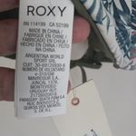 Roxy S Tropical String Tie Corset Front Halter Top in Teal Pink New! Photo 5