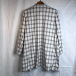 Carolina belle Longline Open Front Boyfriend Plaid Blazer Lined Size XL Office Photo 1
