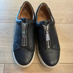 Frye  Women’s Lena Black Leather Zip Up Slip On Sneaker Size 8.5 Photo 5