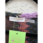 Ramy Brook Metallic Tango Convertible Maxi Dress Soho Knit Purple Women's Small Photo 7