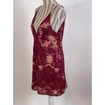 Free People  Night Shimmer Raspberry Sequined V Neck Mini Dress Size 8 Photo 1