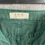 We The Free Womens Size 28 Denim Front Zipper Mini Skirt Green Photo 5