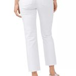 Paige  Cindy Crop white Stretch Jeans, Size 31 Petite, Like New Condition Photo 1