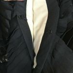 NEW Faith Connexion Silk Flounced Bolero Vest S Black Photo 3