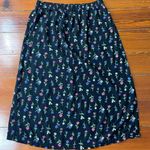 Blair Vintage  90’s Elastic Waist Floral Midi Skirt ~ Size Large 💚🍄 Photo 2