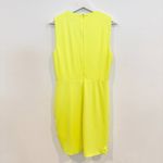 Black Halo ‎ Oakley Ruched Dress Yellow Women's Size 10 Photo 9