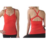Lululemon WRAP IT UP Vibrant ALARMING Orange TANK TOP 6 Photo 1