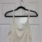 Vintage White Slip Dress Lace Detail Size Small/ Medium Photo 4