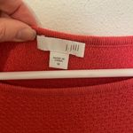 J.Jill Knitted Waffle Shirt Top Womens medium Crewneck Long Sleeve Photo 2