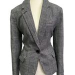 Merona Women’s Houndstooth Plaid Blazer Jacket Size 16 Photo 0