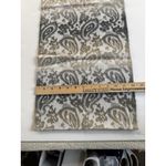 100% Cashmere MADE IN SCOTLAND Fringe Trim BEIGE Ivory GRAY Paisley Scarf Photo 5