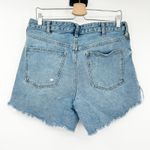 Free People We The Free Womens Tomboy Baggy Distressed Denim Shorts Size 29 Photo 7