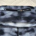 Champion brand gray tie dye look work out leggings with lime green strip… Photo 6