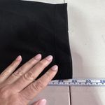 BCBG Tie Waist Wide Leg Pull On Black Cropped Pants‎ Culottes Size Large Hi Rise Photo 4