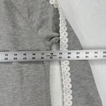 Lilly Pulitzer Gray Lace Trim Quarter Zip Sweatshirt Skipper Dress Size S Photo 4