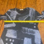 Jess & Jane Elegant Abstract Women's lightweight Sweater top shirt woman’s S Blue Photo 5