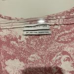 Urban Outfitters Toile Scenic Landscape Floral Dress Pink White size small Photo 4