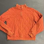 Universal Threads Universal thread quilted pull over in Burnout Orange Photo 1