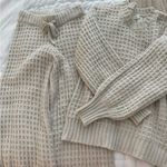 Cozy Knit Sweater Set in Beige Size XS Photo 0