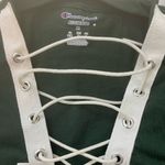 Women’s Custom USF Bulls Lace Up V Neck Size M Photo 2