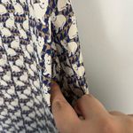 Paul & Joe Paris 100% silk blue tan white tunic dress size 1 / small Photo 3