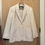 Daily Drills  Blazer Cream Oversized Jacket NWOT Size Small Photo 1