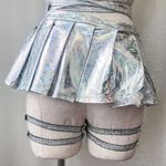 Rave festival holographic garters Silver Photo 2