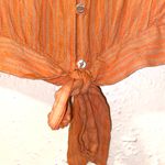 Free People Orange Top Photo 2