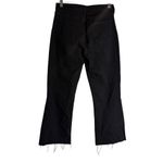 L’Agence Kendra Black Cropped Flare Leg High Rise Denim Jeans Size 26 Photo 11