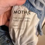 MOTHER The Half Spring Take Off Ankle in Zapped Wash Blue Size M Photo 14